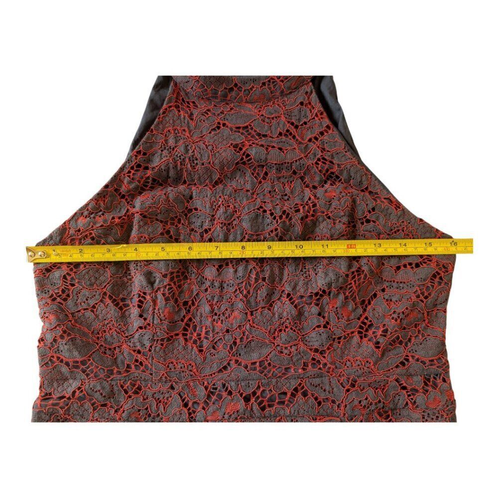 ModCloth | A Night Like This Halter Dress | Navy & Red | Size 10 - Picture 9 of 11